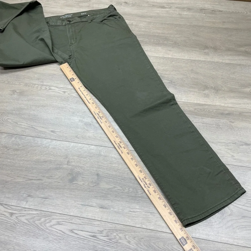 Banana Republic Traveler Pant Men 38x32 Rich Olive Slim Fit S/494005